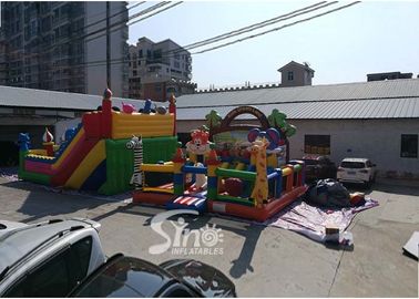 Outdoor Commercial Kids Funny Inflatable Amusement Park In  Playground