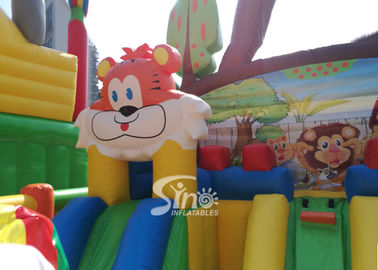 Outdoor Commercial Kids Funny Inflatable Amusement Park In  Playground