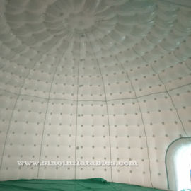 12m Giant Blow Up Hot Seal White Inflatable Igloo Dome Tent With 0.6mm Pvc Tarpaulin Material