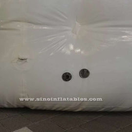 12m Giant Blow Up Hot Seal White Inflatable Igloo Dome Tent With 0.6mm Pvc Tarpaulin Material