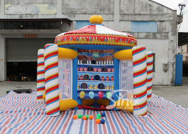 5 In 1 Outdoor Blow Up Kids And Adults Inflatabe Carnival Games For New Year Carnival Event