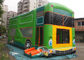 Commercial grade giant bus inflatable bouncer with slide N pillars inside for kids fun entertainments