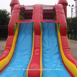 4 In 1 Amusement Park Inflatable Bounce Houses Rentals EN14960 Approvals