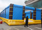 Outdoor Giant Inflatable Volleyball Court Bouncing Castle For Party Interactive Sports Game