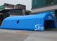 Blue Long Inflatable Tunnel Tent With Double N Quadruple Stitching