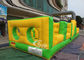 Yellow Outdoor Sports Inflatable Obstacle Course For Kids And Adults