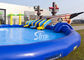 Amazing Shark And Pirate Inflatable Water Park With Big Pool