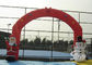 Outdoor 8x4m advertising Inflatable Christmas arch with Santa Claus N Snowman attached