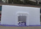 11x11 m big party or event inflatable cube tent with 4 doors made of best pvc coated nylon
