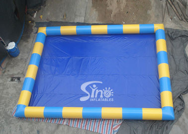 Interphase yellow N blue kids water ball big inflatable swimming pool for open area rental