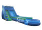 13 mts long outdoor kids parties inflatable wavy water slide for summer water fun