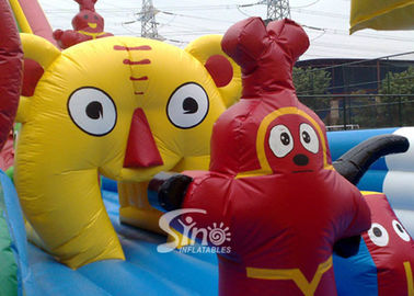 20x10m outdoor kids giant inflatable amusement park made of 1st class pvc tarpaulin from China inflatable manufacturer