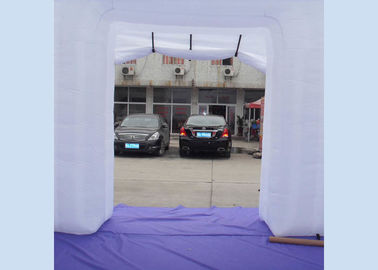 11x11 m big party or event inflatable cube tent with 4 doors made of best pvc coated nylon