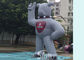 5m High Outdoor giant Inflatable Mascot for promotion and decoraction