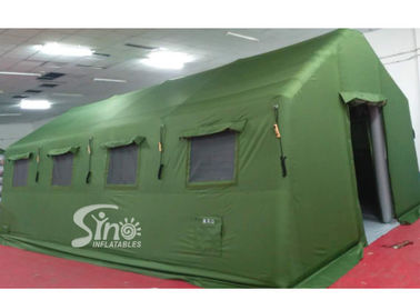 Mobile Emergency Isolation Rescue Army Green Inflatable Military Tent For Outdoor Equipment