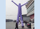 4 to 8 meters high anytime fitness advertising inflatable dancing man with custom logo printed for promotion