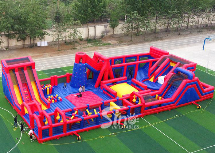 30x15m Kids N Adults Big Indoor Inflatable Amusement Park For Indoor ...