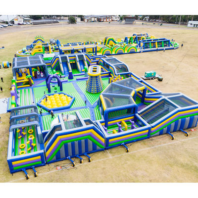 40x30m World's biggest bounce house indoor inflatable theme park for sale with best lead free pvc tarpaulin material 4 b
